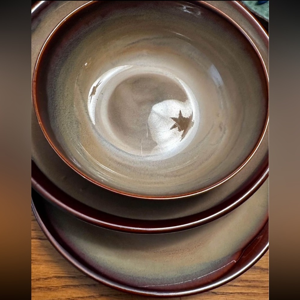 🖤 SANGO NOVA BROWN SET OF 3 SERVING BOWLS 🖤